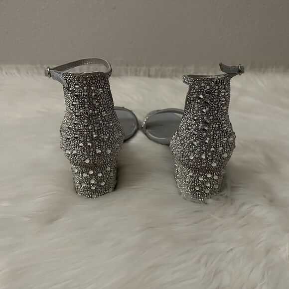 DREAM PAIRS Women's Chunk Low Heel Sandals Size 9.5 - Picture 7 of 8